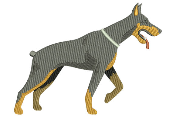 Doberman Dog Embroidery Review
